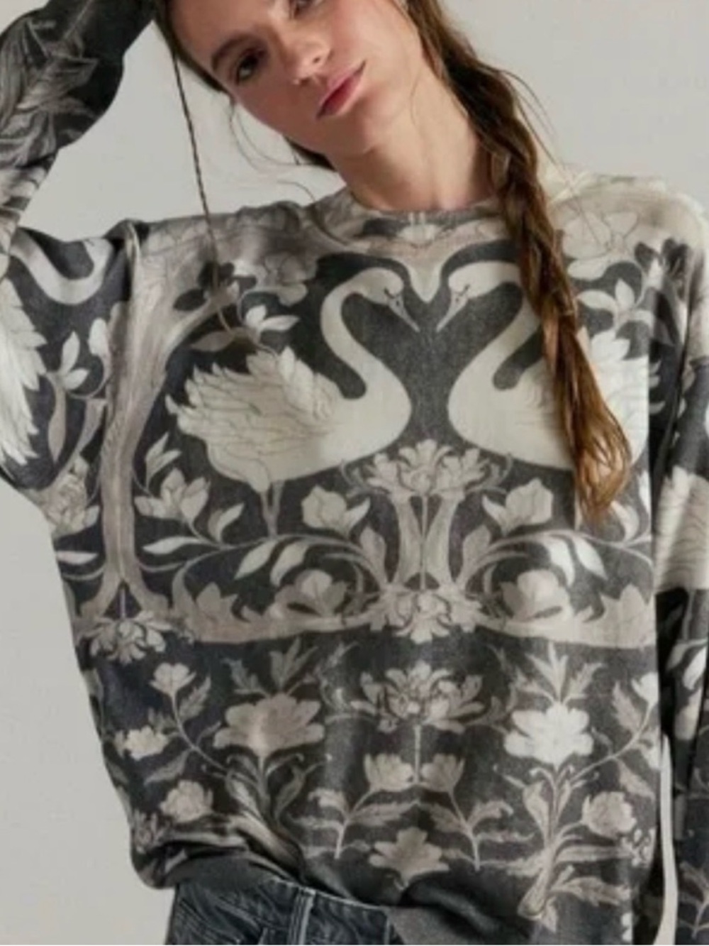 We The Free Nouvelle Pattern Pullover | Swans 🦢